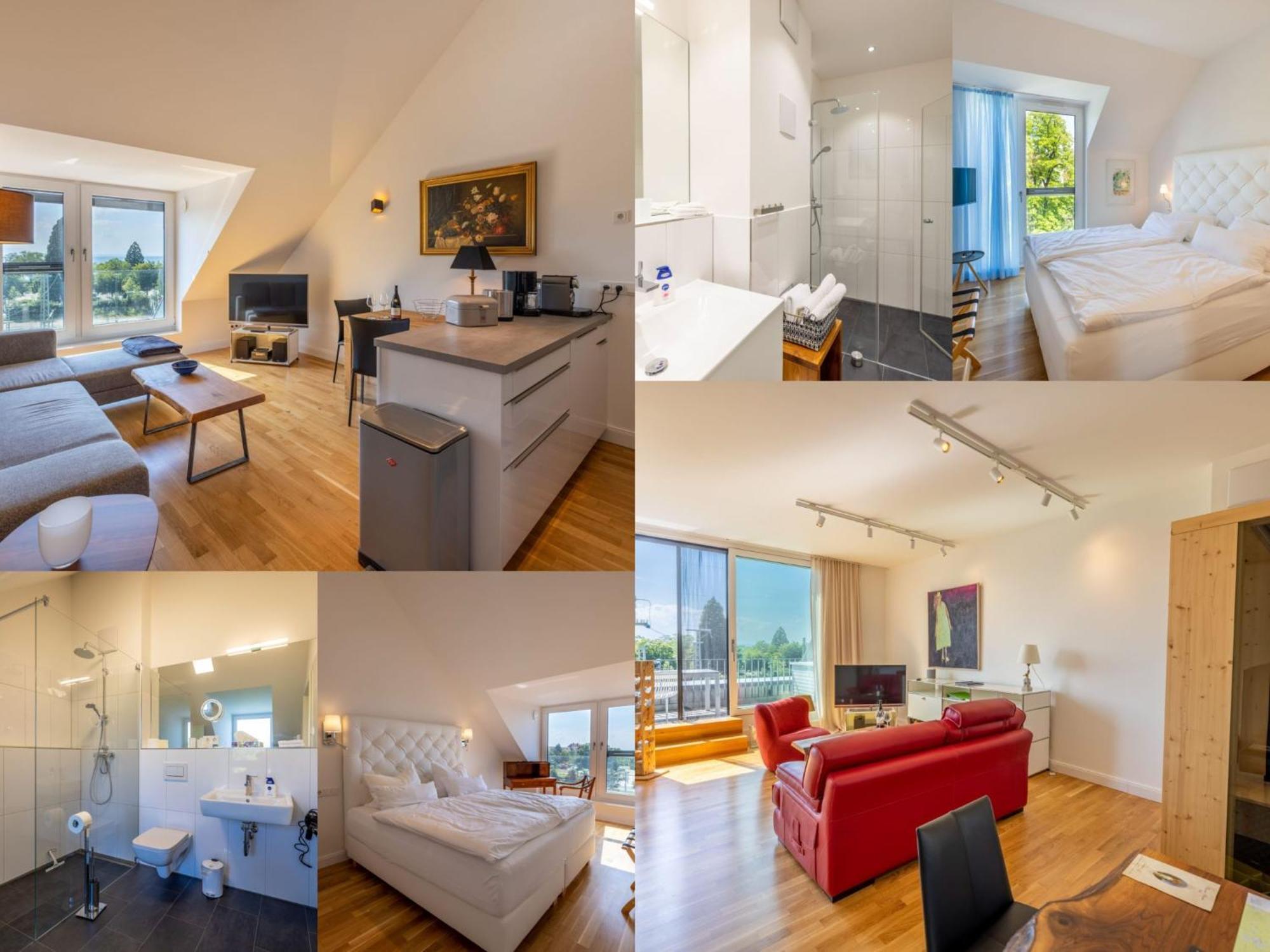 Апартаменты Lindauer Luxus-Domizile I + II Линдау Экстерьер фото